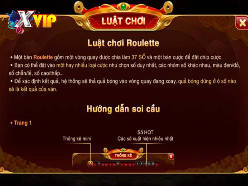 Luật chơi chi tiết về trò chơi Roulette 3D